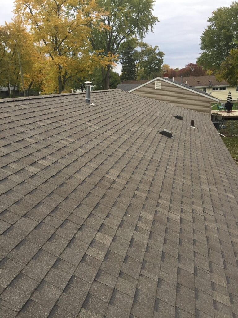 Complete home remodel Findlay — after: completed new shingle roof installation, Findlay, Ohio