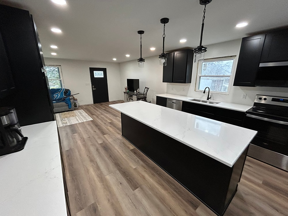 Kitchen & bathroom addition photo 1 — Findlay, Ohio