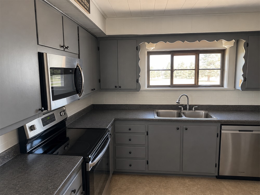 2 additions home remodel — before kitchen alternate angle — Findlay, Ohio