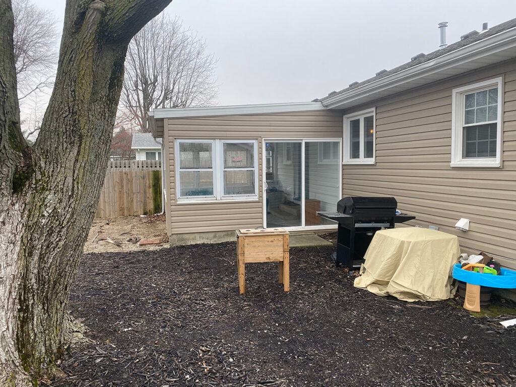 Completed large room addition exterior — Findlay, Ohio
