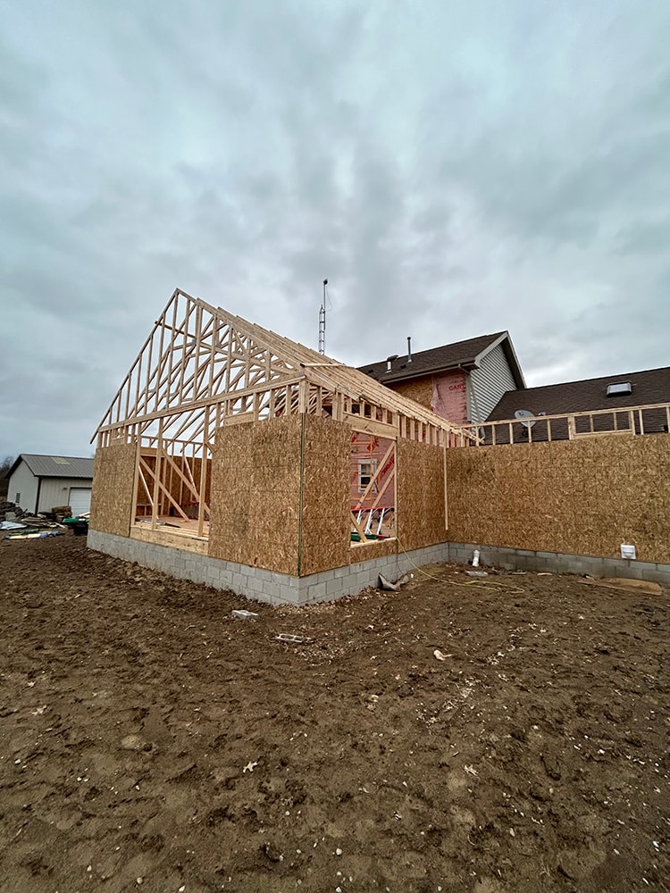 Large home addition — great room and utility room, Findlay, Ohio
