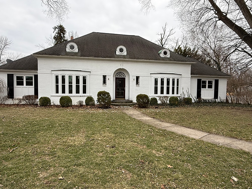 Front exterior of home with all new windows — Findlay, Ohio