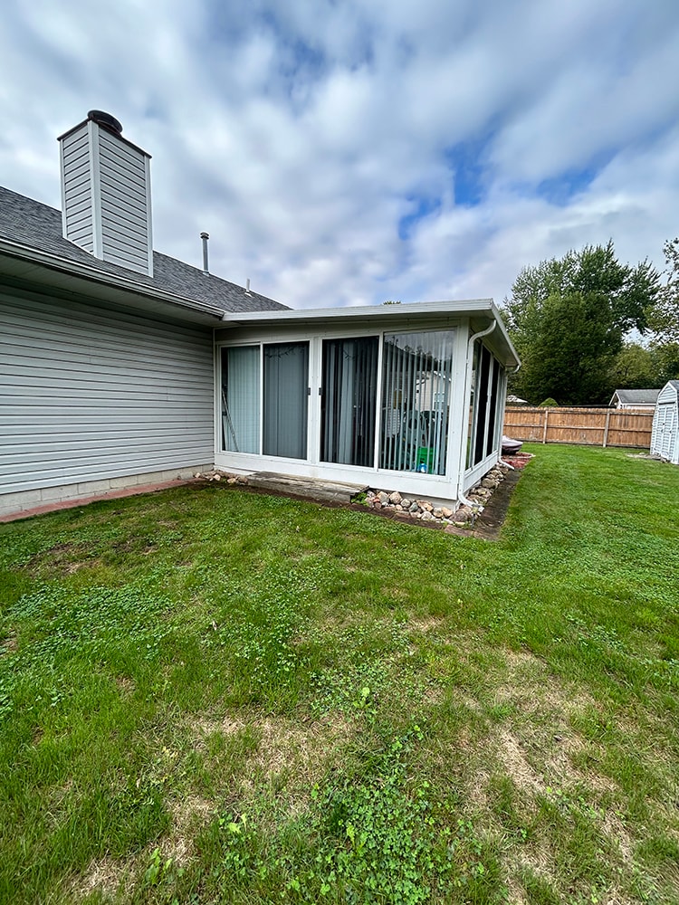 Small home addition exterior — Findlay, Ohio