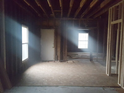 Tearing Down to Studs and Replacing Flooring