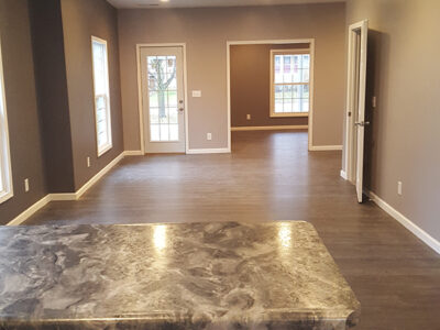 After - Looking from Kitchen to Front Door