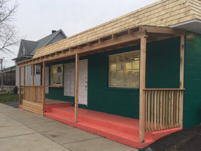 After - Custom Built Overhang