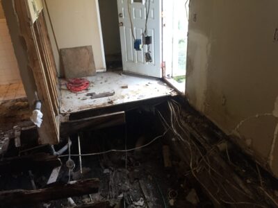 Rotted Flooring Replacement
