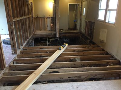 Rotted Flooring Replacement