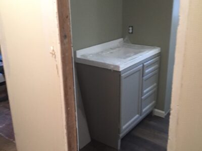 Bathroom Vanity Install