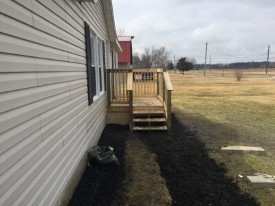 Side View of Completed Deck