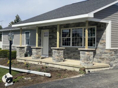 New Porch Window and Columns