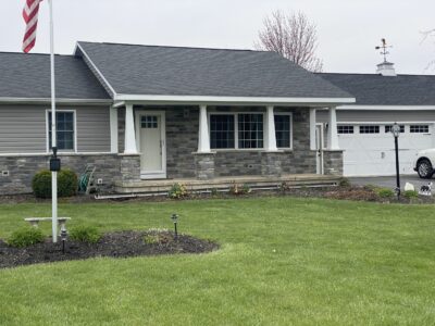 Finished Front Porch