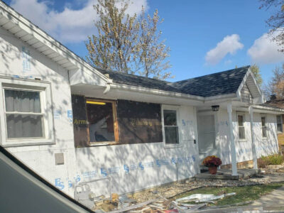 Siding Going On