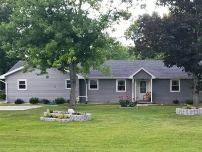 Before New Stone Siding