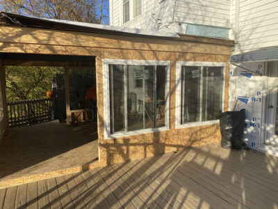 Framing new Sunroom