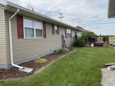 Siding Before Photo