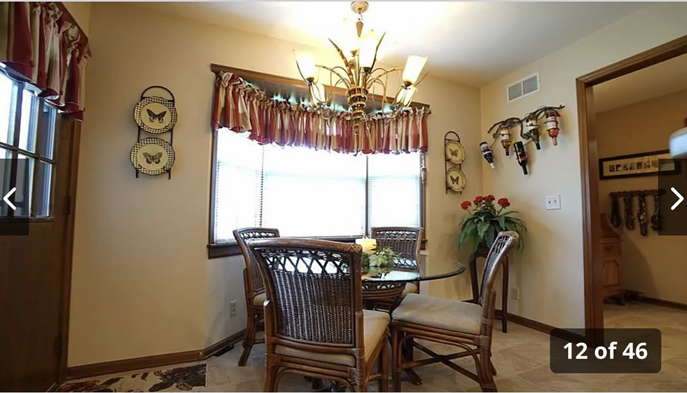 Dining Area with Wall