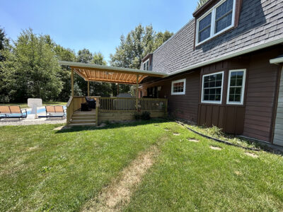 New Gable and Decking