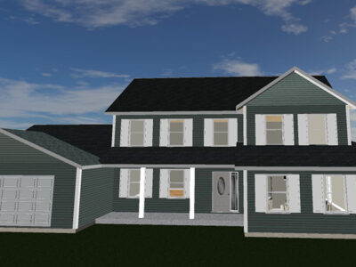 Front Siding Rendering