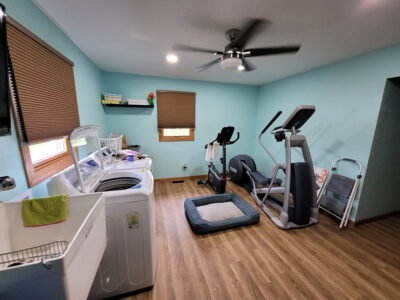New Utility Room & Fitness Area