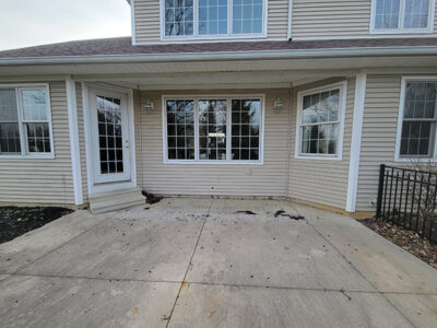 Patio Slab Before
