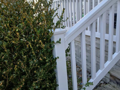 porch railing after